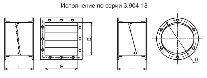 Клапан АЗЕ исполнение по серии 3.904-18