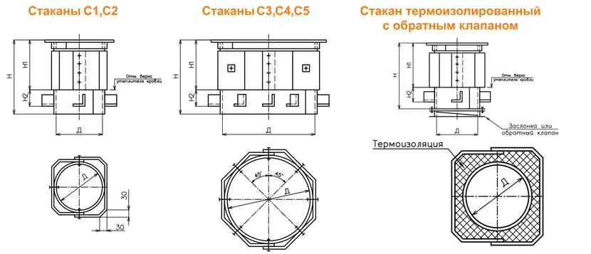 Стаканы стальные Стаканы стальные